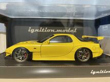 イグニッションモデル IG2229 1/18 Mazda RX-7 (FD3S) Yellow オンライン限定 エンジンモデル付き　ignition model 2229 13B_画像2