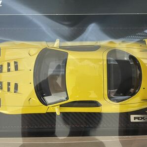 イグニッションモデル IG2229 1/18 Mazda RX-7 (FD3S) Yellow オンライン限定 エンジンモデル付き ignition model 2229 13Bの画像5