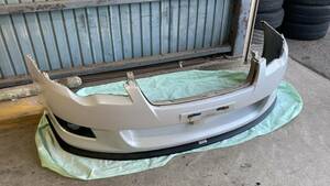  Subaru Legacy Touring Wagon BP5 latter term original front bar n bar +STI lip set foglamp light lens attaching white pearl 