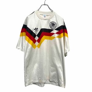 90s adidas ドイツ代表 ゲームシャツ Lサイズ アディダスオリジナルス サッカー プラクティスシャツ アメリカ古着 159