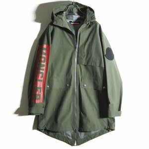 M7414z5　■MONCLER モンクレール■　JERMEM モッズコート カーキ 4 / XL メンズ ポリエステル コットン スプリングコート シーズンレス