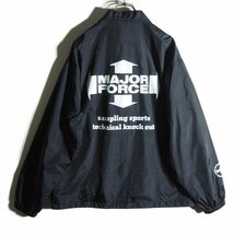 M8031f24 ■ネイバーフッド × MAJOR FORCE■ 新品 23AW WINDBREAKER JACKET ウィンドブレイカー ジャケット ブラック XL / 黒 春秋_画像1