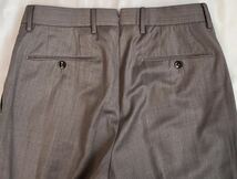 PT TORINO ピーティートリノ サイズ 44 XS〜S ウール パンツ グレー系 GENTLEMAN FIT スラックス 2プリーツ_画像9