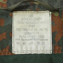 90's ドイツ軍 フレクターカモ ジャケット German Army Flecktarn Jacket_画像9