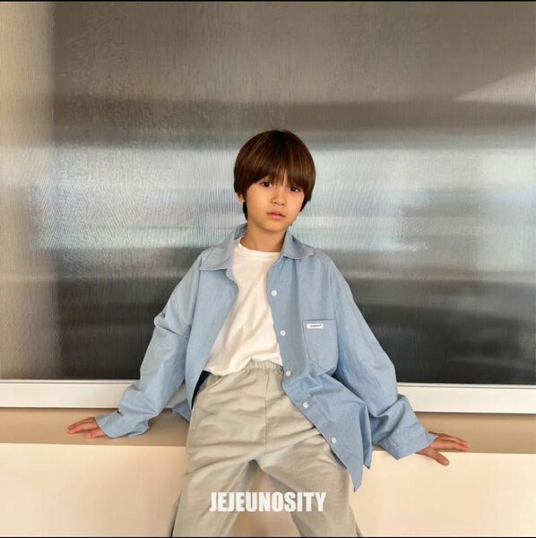 韓国　子ども服　jejeunosity シャツ 長袖シャツ　大人可愛 　韓国ブランド正規品 