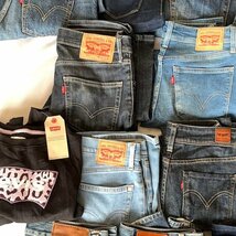 1スタ　リーバイスのみ　古着　A品　B品　ジーンズ　デニムパンツ　27着　セット　Levis メンズ　レディース まとめ売り 未洗濯_画像5