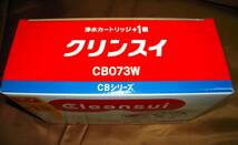 ☆【未開封】クリンスイ CB073W-WT 便利な液晶付き CBシリーズ 蛇口直結型浄水器 交換カートリッジ合計2個付き お買い得パック ☆送料520円_画像2