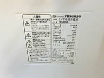 m611 ♪美品♪ Hisense 2ドア冷凍冷蔵庫 93L 2019年製 HR-B95A スタイリッシュ 強化ガラス棚 耐熱トップテーブル_画像8