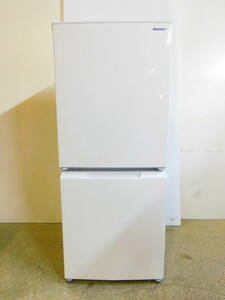 m604 ♪美品♪2022年製♪ SHARP シャープ ノンフロン冷凍冷蔵庫 SJ-D15HJ-W 152L 2ドア ホワイト つけかえどっちもドア (SJ-D15H-W)