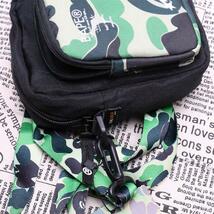 A BATHING APE アベイシングエイプ カモフラージュ ショルダーバッグ_画像5