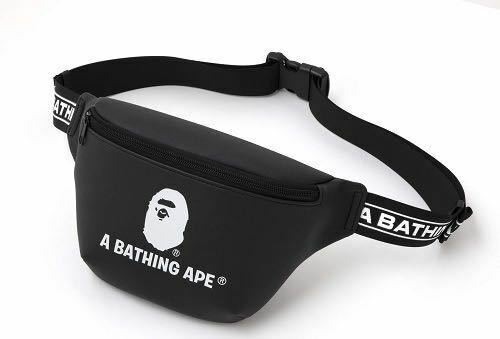 A BATHING APE 2019 SPRING ウエストバッグ宝島社付録 ボディバッグ アベイシングエイプ レザー ランニングポーチ