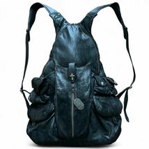 00's 14th addiction backpack leather black archive vintage バッグ リュック レザー KMRii ifsixwasnine L.G.B lgb share spirit rare_画像1