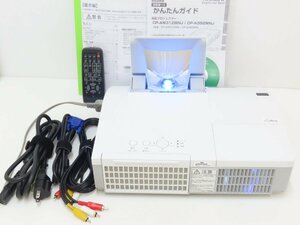 140☆HITACHI 日立 液晶プロジェクター 超短焦点 CP-A352WN　付属品 美品◆0307-348