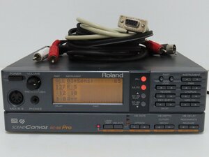 80☆Roland　ローランド　SC-88Pro Sound Canvas 音源モジュール　DTM-88PW サウンドキャンパス◆0318-424