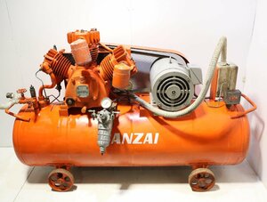 西P☆BANZAI バンザイ CT-375NB エアーコンプレッサー 三相200V☆3J-207