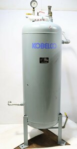 西H☆KOBELCO コベルコ　エアータンク エアタンク 空気槽　200Ｌ　神戸製鋼所 取説付◆3J-285