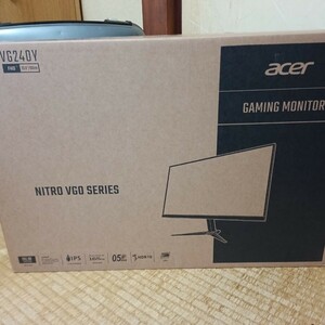 Acer ゲーミングモニター Nitro VG240YSbmiipfx 23.8インチ IPS 非光沢 フルHD 165Hz 0.5ms(GTG, Min.)