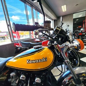 チョイ絞り 15cmアップ Z2 ハンドル スチール メッキ 幅71cm 汎用 検/ Z1 GS400 Z750RS Z400FX GT380 KH400 XJ400 Z750FX CB400Fの画像4