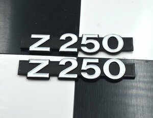 Z250 サイドカバー エンブレム 新品 検/Z400FX Z500 Z550 ゼファー Z1 Z2 MK2 Z1R XJ XJR ヨシムラ キジマ BEET 当時物 旧車