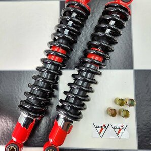 325mm 新品 KONI 細巻タイプ 黒バネ×赤ボディー リアサス 汎用 検/ XJ400 XJR400 RZ250 RD RZ350 旧車 細巻 コニー マルゾッキの画像1