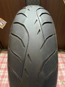 中古MCタイヤ 2021年製造 DUNLOP SPORTMAX ROADSMARTⅣ GT 180/55ZR17 ダンロップ スポーツマックス ロードスマート4 180 55 17 0821 M2976