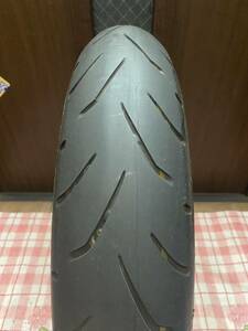 中古MCタイヤ BRIDGESTONE BATTLAX S20 120/70ZR17 ブリヂストン バトラックス ハイパースポーツ 120 70 17 0617 M3039