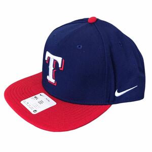 【日本未発売】NIKE×MLB TEXAS RANGERS ナイキ×テキサス レンジャース ベースボールキャップ メンズ M〜L 赤 青 帽子 新品 海外限定 CAP