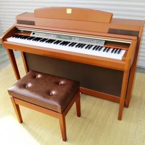 YAMAHA 電子ピアノ Clavinova CLP-280C 動作良好 88鍵 鍵盤楽器 ニューチェリー調仕上げ ヤマハ 引き取り歓迎の画像1