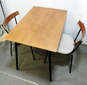 niko and... dining table & chair 2 legs set width 90.FURNITURE&SUPPLY 1~2 person living Nico and a dust rear 