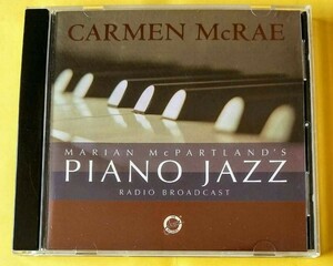 MARIAN MCPARTLAND'S PIANO JAZZ　RADIO BROADCAST 　~ CARMEN MCRAE