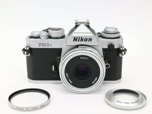 ●○Nikon FM3A/AI Nikkor 45mm F2.8P フィルム 一眼レフカメラ Fマウント ニコン○●020787001○●