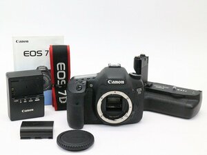 ●○【総シャッター数4800回以下】Canon EOS 7D/BG-E7 デジタル一眼レフカメラ バッテリーグリップ EFマウント キャノン○●020601004○●