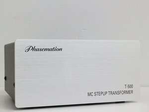 ■□Phasemation T-500 MC昇圧トランス フェーズメーション 元箱付□■019353008m□■