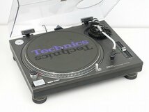 ■□Technics SL-1200MK3/SHURE M44G レコードプレーヤー SL-1200MKIII MM型カートリッジ付 テクニクス□■017997003□■_画像1