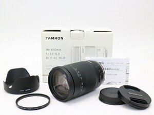 ●○【良品】TAMRON B028 18-400mm F3.5-6.3 Di II VC HLD Canon カメラレンズ 高倍率 キャノンEFマウント タムロン○●020635001m○●