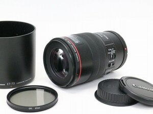 ●○Canon EF 100mm F2.8 L MACRO IS USM カメラレンズ 中望遠 マクロ EFマウント キャノン○●020026006J○●