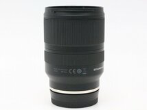 ●○【美品・元箱付】TAMRON A046 17-28mm F2.8 Di III RXD SONY カメラレンズ 超広角 ズーム ソニーEマウント タムロン○●020657006m○●_画像4