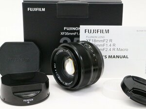 ●○【美品・元箱付】FUJIFILM XF 35mm F1.4 R カメラレンズ 標準 単焦点 Xマウント 富士フィルム○●020653002m○●