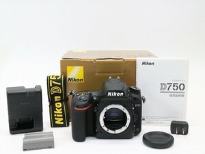 ●○【美品・総シャッター数5200回以下・元箱付】Nikon D750 デジタル一眼レフカメラ ボディ Fマウント ニコン○●017385001m○●