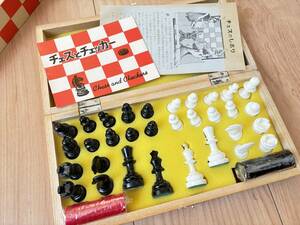 チェスボード　マウント　貴重　昭和　当時物　未使用品　箱付き