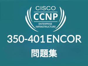 【3月最新】 Cisco CCNP ENCOR 350-401 問題集