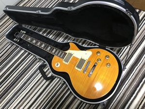 MOD(モデファイ済）FERNANDES Burny SRLG55 Vintage Lemon Dropレスポールタイプギターです。