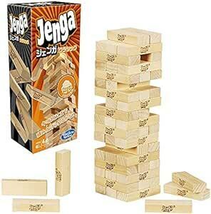 単品 クラシック ジェンガ ゲーム JENGA 天然木使用のオリジナル ブロックゲーム スタッキングタワーゲーム 6才以