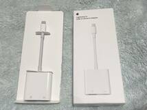 【匿名送料無料】即決 Apple純正 Lightning - USB 3カメラアダプタ MK0W2AM/AA1619_画像1