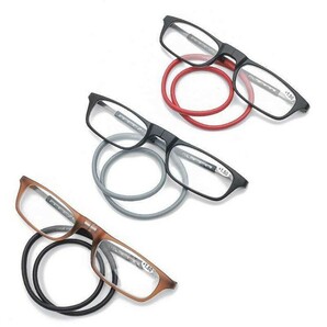 新品 送料無料 シニア マグネット 老眼鏡 ＋2.5 bkの画像6