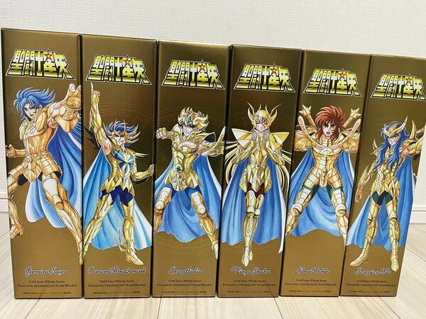 AMAHAGAN アマハガン聖闘士星矢ゴールドセイント 6本長濱蒸留所　第7弾〜12弾 