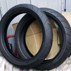 中古 Continental コンチネンタル タイヤ前後セット 110/80 ZR 18 150/65 R18 コンチロードアタック2CR ContiRoadAttack2 CR Z1 Z2 FXの画像5