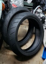 中古　Continental コンチネンタル　タイヤ前後セット　110/80 ZR 18 150/65 R18 コンチロードアタック2CR ContiRoadAttack2 CR Z1 Z2 FX_画像6