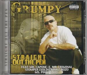 中古CD■HIPHOP/G-RAP■GRUMPY／Straight Out The Pen／2006年／Soldier Ink■チカーノ, Mr. Capone-E, Stomper, Miss Lady Pinks