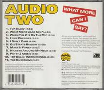 中古CD■HIPHOP■AUDIO TWO／What More Can I Say／1988■Biz Markie, MC Lyte, Just-Ice, MC Shan, KRS-One, Marley Marl, ミドルスクール_画像2